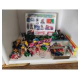 Box of Assorted Mini Cars / Tractors