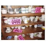 Contents of shelf - Assorted Mini Coffee Cups /