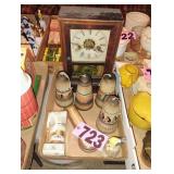 Flat of Assorted Bells / Clock