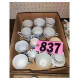 Flat of Mini Tea Cups