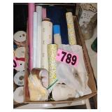 Box of Assorted Fabric