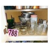 Contents of Shelf - Assorted Dishes