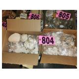 (2) Boxes of Sea Shells
