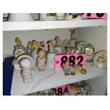 Contents of Shelf - Precious Moments Figures