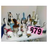 Contents of Shelf - Assorted Bells