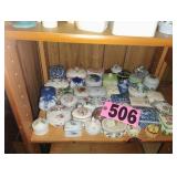 Contents of shelf - Assorted Jewelry Boxes