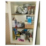 Contents of Cabinet / Hand Tools / Assorted Light