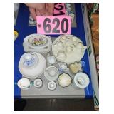 Flat of Assorted Mini Tea Set / Dish Decor
