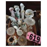 Flat of Vases / Glass Jars