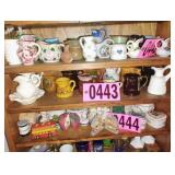 Contents of shelf - Assorted Mini pitchers
