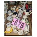 Flat of Assorted Mini Pitchers