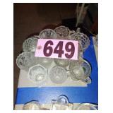 Assorted Mini Clear Glass Jars