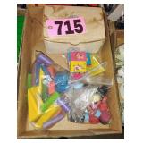 Flat of Assorted Vintage Kids Toys