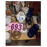 Flat of Mini Oil Lamps