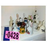 Contents of shelf - Assorted bells