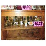 Contents of shelf - Assorted Mini Oil lamps