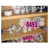 Contents of shelf - Assorted Mini Tea Sets