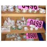 Contents of shelf - Assorted Mini Tea Sets