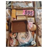 Flat of Wood Jewelry Boxes / Decor