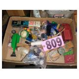 Flat of Vintage Toys / Metal Cars
