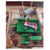Flat of Tractor & Trailer / Farm Decor