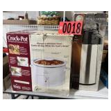 Crock-Pot Slow Cooker & Air Pump Pot