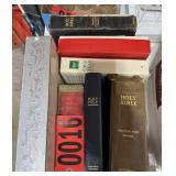 Vintage Bibles & Dictionary Book Lot