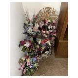 Floral Arrangements & Bamboo Wall Plaque