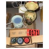 Electric Wax Warmer & Flared Floral Vase Set