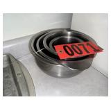 Nesting Stainless Steel Mixing Bowls