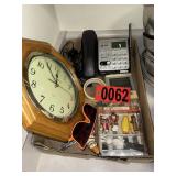 Wall Clock, Desk Phone & Utility Mix