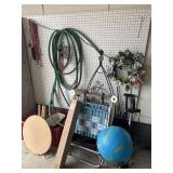 Garden Hose & Patio Decor Lot