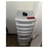 Sterilite 7-Drawer Plastic Storage Rolling Cart