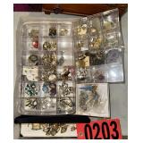 Jewelry Organizer Case & Antique Wristwatches