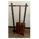Wood Gun Rack Frame & Wall Shelves