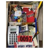Desk Calculators & Office Supply Box