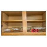 Vintage Pyrex Butterfly Gold Clear Bowls Set