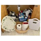 Under-Sink Cosmetics Basket, Hot Brush & Digital S