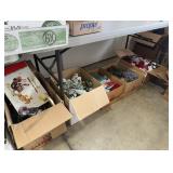 Christmas Village Trees & Linens Mega Lot