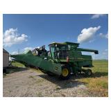 John Deere 6620 Turbo Combine w/ 220 Head