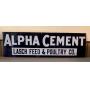 Alpha Cement Sign