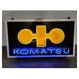 New/ Unused Komatsu Neon Sign