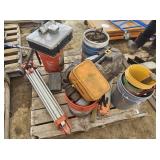 Surveyers, Nails, Misc. Buckets