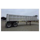 1990 EAST 39' Alum Frameless Dump Trailer