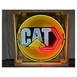 New/Unused 36' Round CAT Neon Sign
