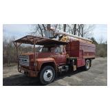 1986 Ford F700 Tree Triming Truck