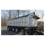 Aluminum Quad Axle Dump Trailer