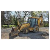 2001 John Deere 410G 4x4 Extend-a-Hoe Backhoe