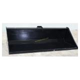 New/Unused 78 in. Bucket With Single Blade