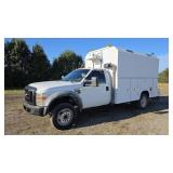 2010 Ford F550 Enclosed Service Utiltiy Truck